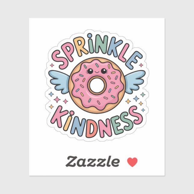 Adesivo Sprinkle Kindness | Rosquinha (Folha)