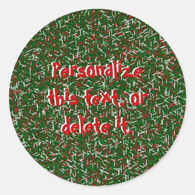 Adesivo Sprinkles doces com Bolinhas STICKERS, Verdes (Frente)