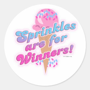 Adesivo Sprinkles é para vencedores