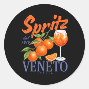 Adesivo Spritz Veneto Dal 1919 Itália Vinho Laranja Vintag