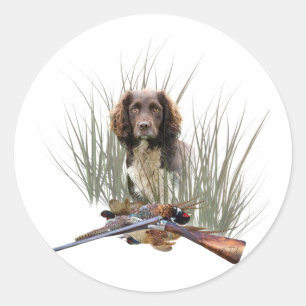 Adesivo Sprocker Spaniel, Arte de cães-Arma