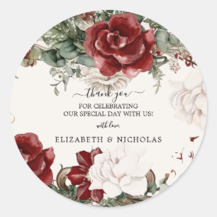 Adesivo Spruce & Lace Casamento de Florais de Inverno