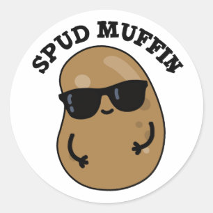 Adesivo Spud Muffin Funny Potato Pun