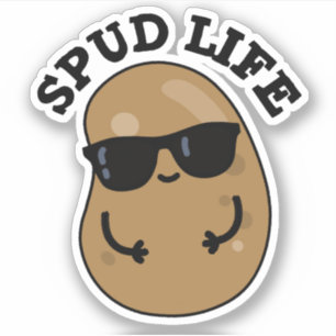 Adesivo Spuy Life Funny Potato Pun