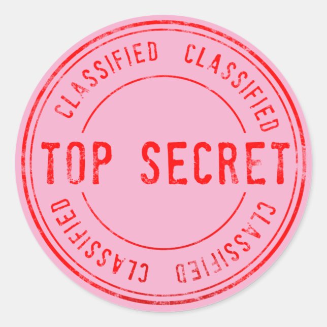 Adesivo Spy Birthday agente secreto Top Secret Confidencia (Frente)