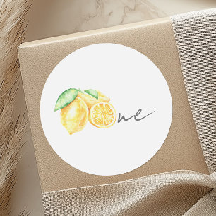 Adesivo Squeeze Lemon Citrus Summer Baby Primeiro Aniversá