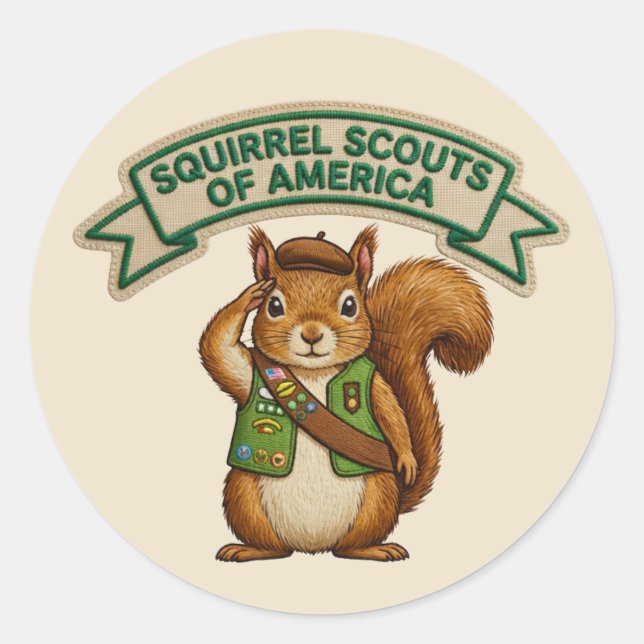 Adesivo Squirrel Scout (Frente)