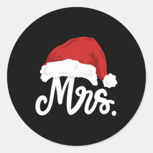 Adesivo Sr. e Sra. Papai Noel Casais de Natal