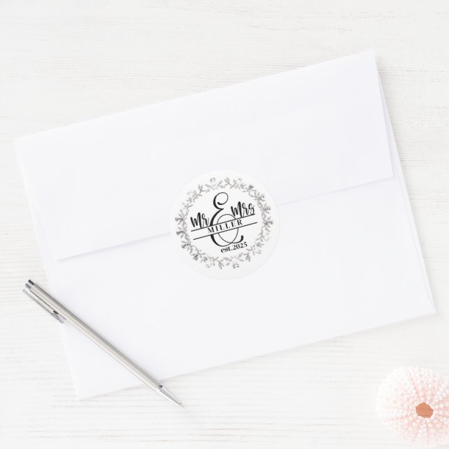 Adesivo Sr. e Sra. Sticker (Envelope)