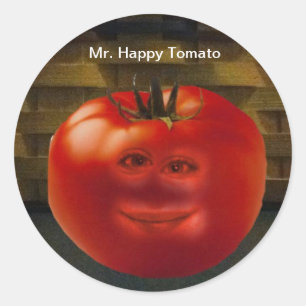 Adesivo Sr. Happy Tomato Stickers