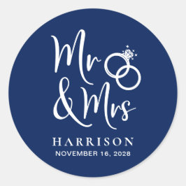 Adesivo Sr. Marinho Blue Wedding
