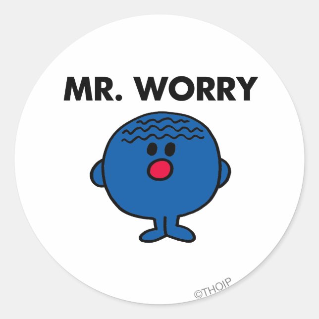 Adesivo Sr. Worry Classic (Frente)