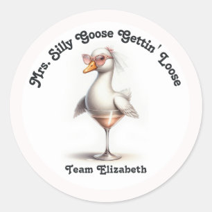 Adesivo Sra. Silly Goose Gettin’ Loose Despedida de Soltei