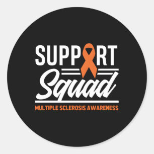 Adesivo Sra. Warrior Sra. Support Squad Sclerose Múltipla 