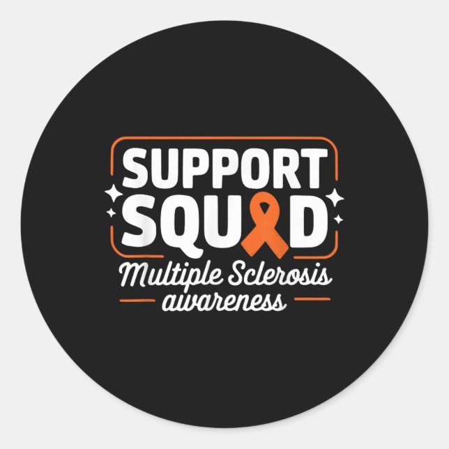 Adesivo Sra. Warrior Sra. Support Squad Sclerose Múltipla  (Frente)