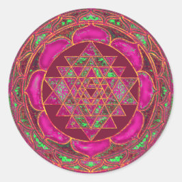 Adesivo Sri Lakshmi Yantra Mandala