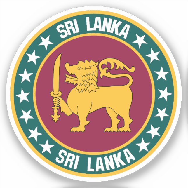 Adesivo Sri Lanka (Frente)