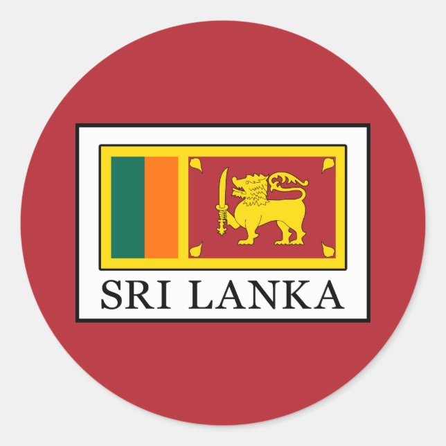 Adesivo Sri Lanka (Frente)