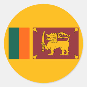 Adesivo Sri Lanka - bandeira cingalesa