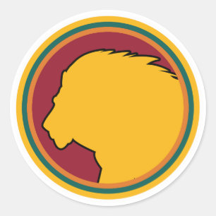 Adesivo Sri Lanka Leão Sri Lanka Bandeira Nacional de Anim