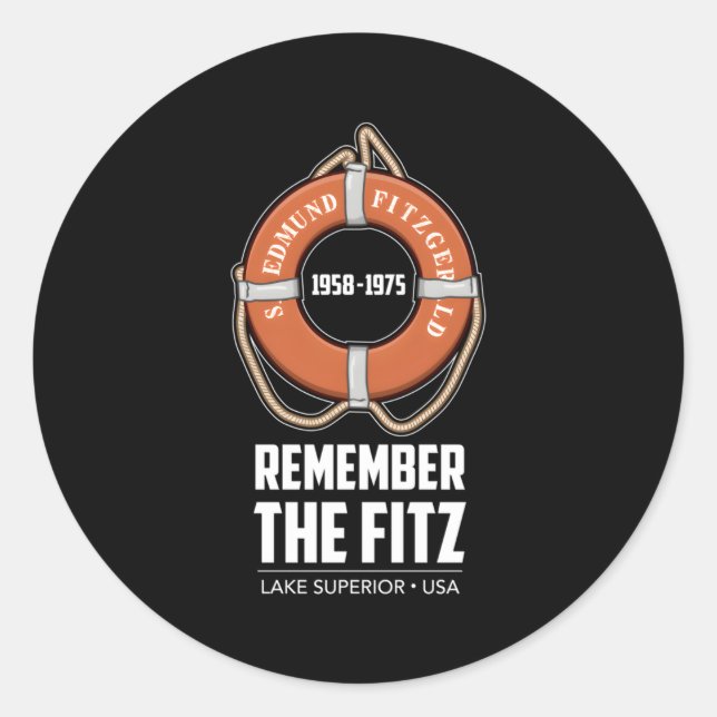 Adesivo Ss Edmund Fitzgerald Lake Superior Iron Ore (Frente)