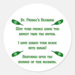Adesivo St. Bênção do caiaque da pá
