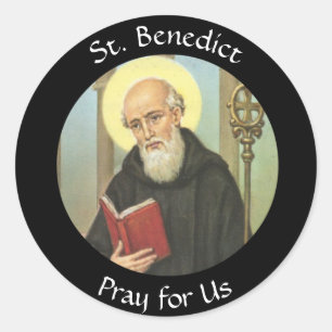 Adesivo St. Benedict banquete o 11 de julho