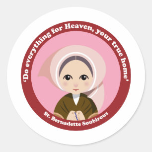 Adesivo St. Bernadette Soubirous