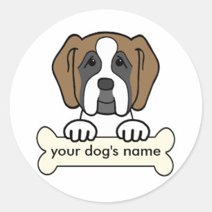 Adesivo St Bernard personalizado