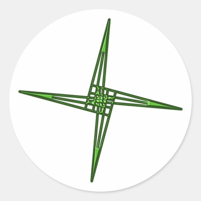 Adesivo St. Brigids cruz cross Irlanda país de irlandês (Frente)