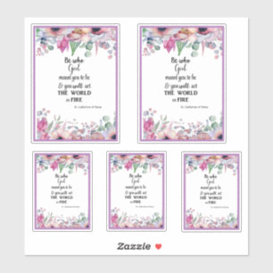 Adesivo St. Catherine do católico de citações famosas d