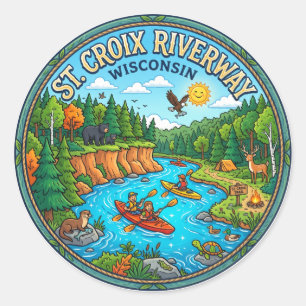 Adesivo St. Croix National Scenic Riverway Wisconsin