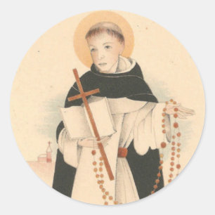 Adesivo St Dominic com o rosário