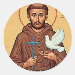 Adesivo St Francis com pomba