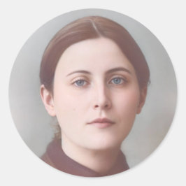 Adesivo St. Gemma Galgani Round Catholic Stickers