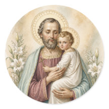 St Joseph Menino Jesus Devocional Católico Vintage