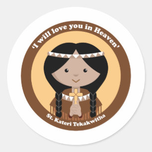 Adesivo St. Kateri Tekakwitha