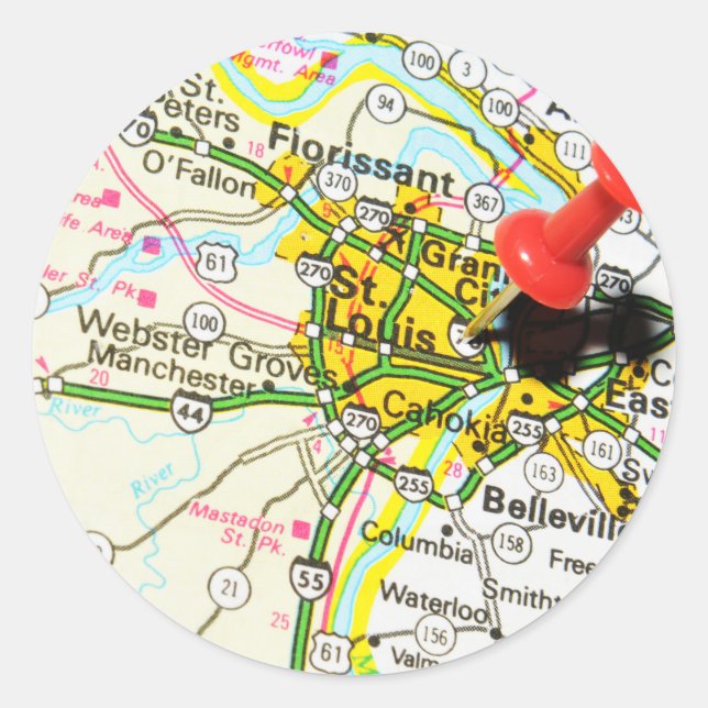 Adesivo St Louis, Missouri (Frente)