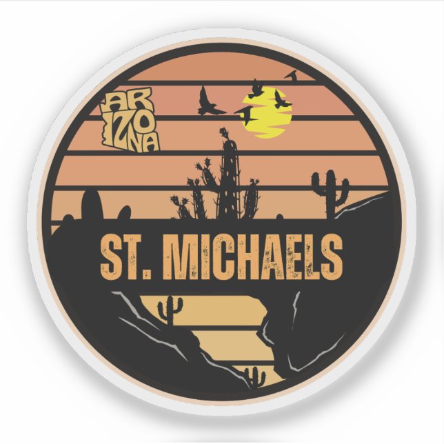 Adesivo St. Michaels, Arizona (Frente)