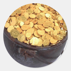 Adesivo St Patrick & - pote de ouro