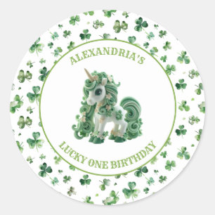 Adesivo St Patricks Lucky One Unicorn Sticker