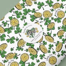 Adesivo St Patricks Nome Personalizado Verde Caveira Sortu