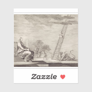 Adesivo St. Perpetua’s Vision: The Ladder of Martyrdom Art