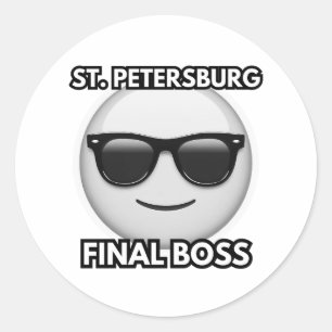 Adesivo St. Petersburg Chefe Final Emoji Legal Sticker