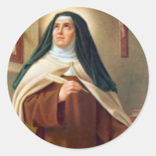 Adesivo St Teresa da freira carmelita de Avila