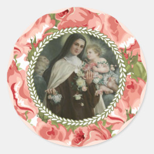 Adesivo St. Therese da criança Jesus pouca flor