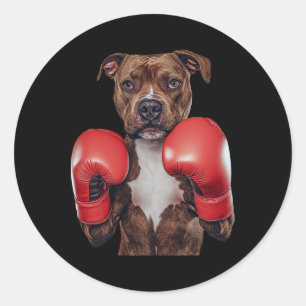 Adesivo Staffordshire Bull Terrier Boxing