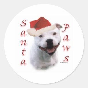 Adesivo Staffordshire Bull Terrier Papais noeis Paws