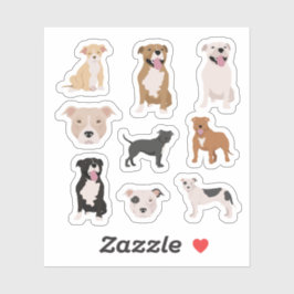 Adesivo Staffordshire Bull Terrier Stickers