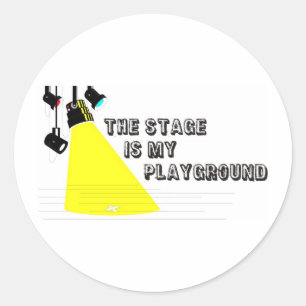 Adesivo StageIsMyPlayground